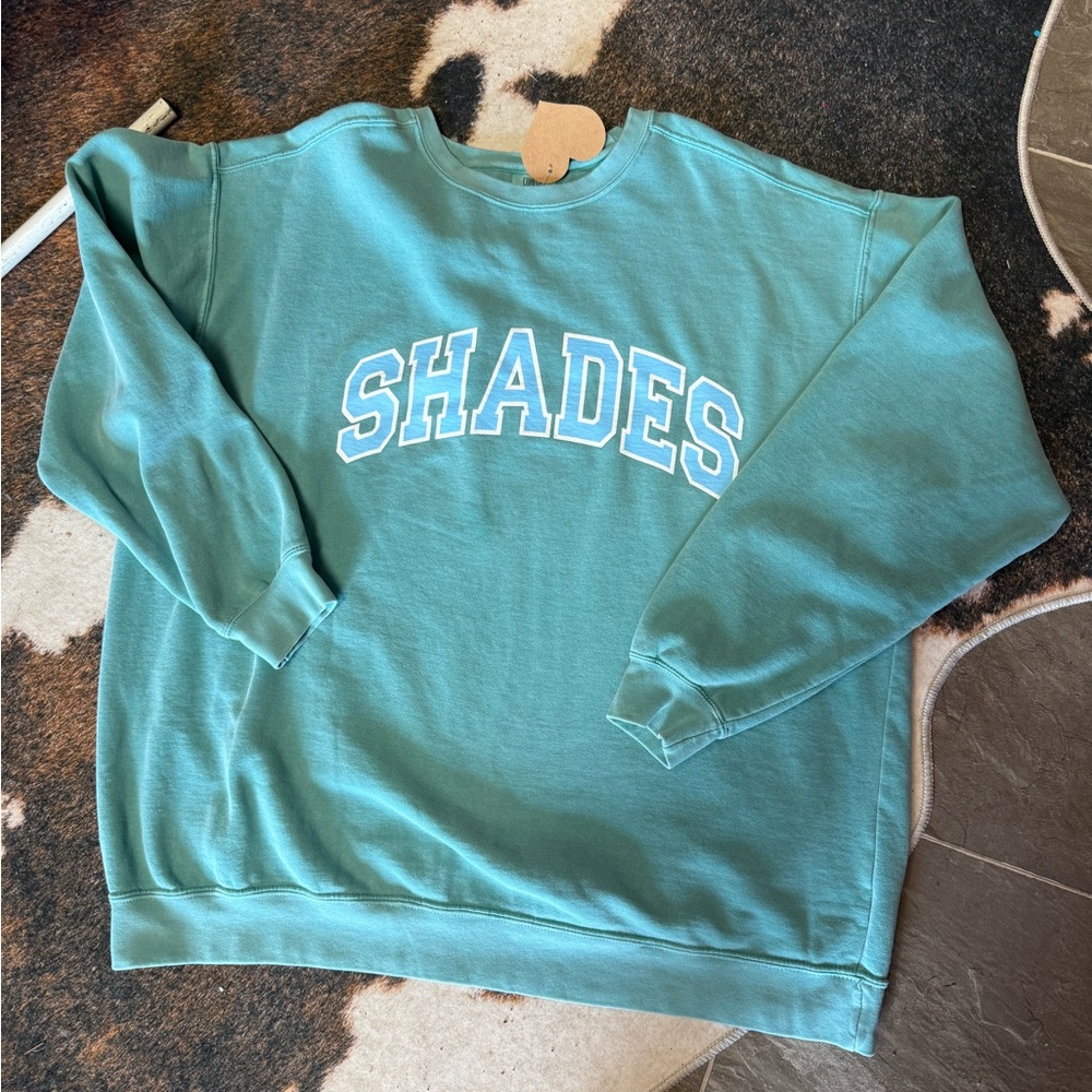 SHADES Teal Crewneck Sweatshirt - Casual Men’s Sweater